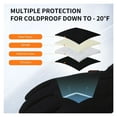 thumbnail image 4 of Leather Winter Thermal Warm Protective Motorcycle Gloves Windproof Glove ,Flexible and Comfortable, 4 of 7