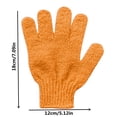 thumbnail image 3 of Guantes de nitrilo Guantes de cocina Guantes de baño Herramientas para masajes Limpieza de la piel Toalla de baño de cinco dedos Liquidación de masajes de espalda, 3 of 3