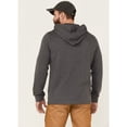 thumbnail image 4 of Brothers Men's And Sons Solid Heather Slub Long Sleeve Hooded Sweatshirt Navy Large, 4 of 4