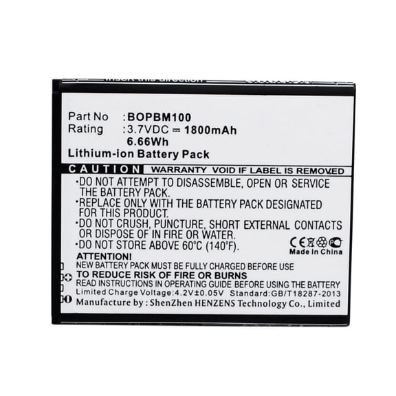 Batteries N Accessories BNA-WB-L3328 Cell Phone Battery - Li-Ion, 3.7V, 1800 mAh, Ultra High Capacity Battery - Replacement for HTC 7.0170100095e 011 Battery