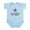Sky Blue, variant on CafePress - My Mom Is My Hero Infant Bodysuit - Baby Light Bodysuit, Size Newborn - 24 Months