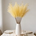 thumbnail image 5 of RYDCOT 1Pcs Colorful Faux Pampas Grass, Fluffy Artificial Bulrush Branches Boho Decor, Filler Tall Pampas Grass Reed Fluffy Stems for Living Room Wedding Decoration, 5 of 6