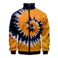thumbnail image 3 of Nueva chaqueta con cuello alto y cremallera con estampado digital 3D de teñido anudado para hombre y mujer, chaquetas de manga larga, ropa de calle cómoda, abrigos económicos para hombre, 3 of 5