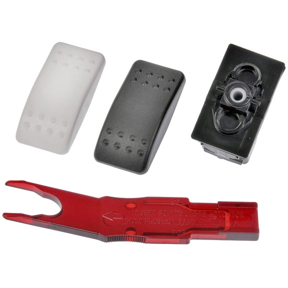 Dorman 84943 Rocker Type Switch Black