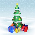 thumbnail image 3 of Árbol de Navidad inflable Wdftyju decoración hogar patio césped aire, 3 of 8