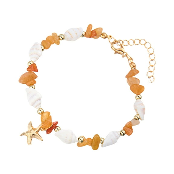 Ciwanning Stylish Sea Themed Bracelet Beaded Bracelet Everyday Wear Bracelet Alloy Texture Suitable for Daily and Party Wear