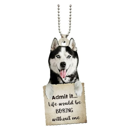 

Xahyotn Valentine s Day Decorative Pendant Car Decorative Pendant Dog Funny Acrylic Pendant Double Sided Pendant Gift Decor