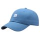 thumbnail image 1 of Gorra de béisbol Trucker de algodón liso con letra M bordada, 1 of 5