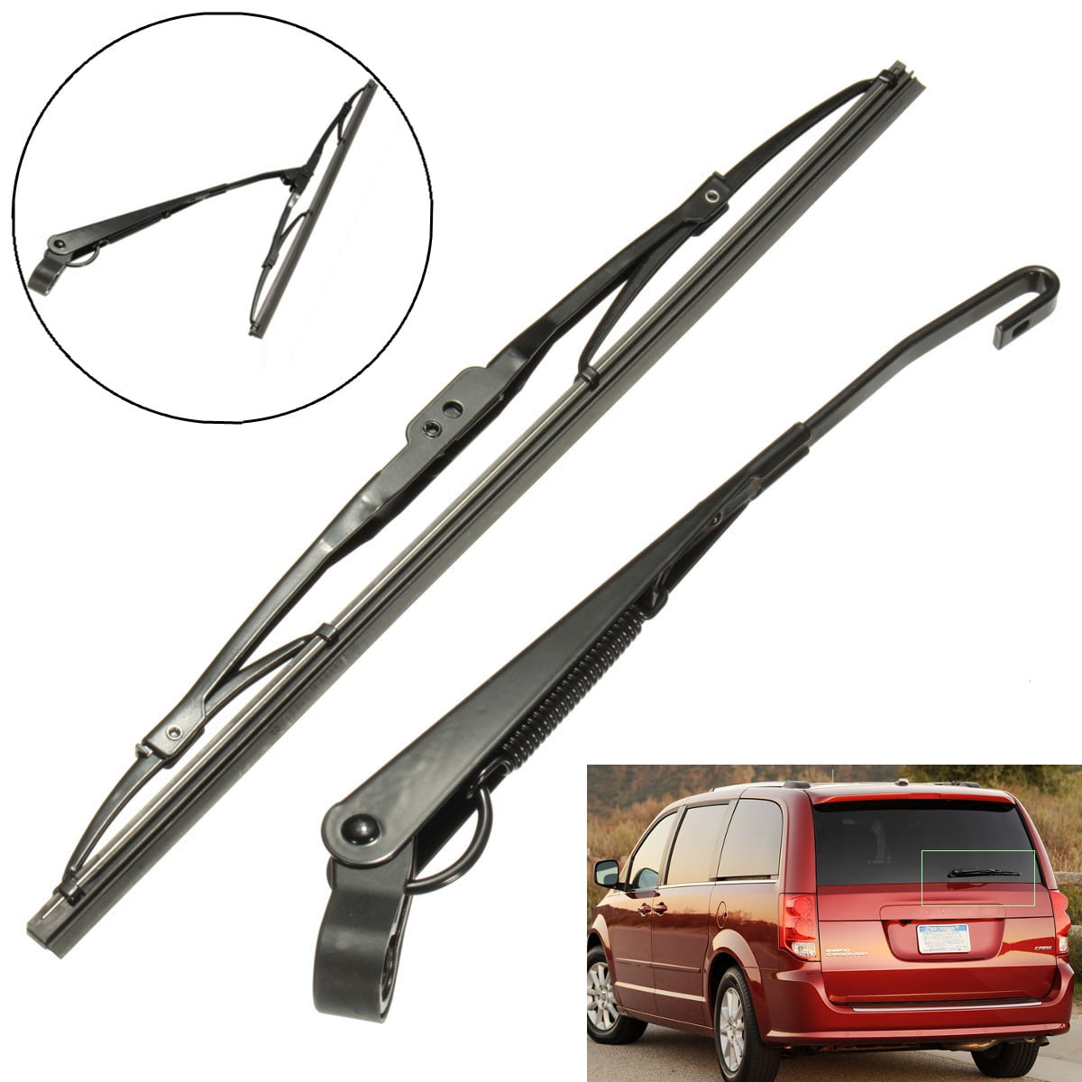 Car Rear Window Windscreen Wiper Arm Blade Stainless Steel Fits For Dodge Grand Caravan Town 2010 Town And Country Wiper Blade Size
