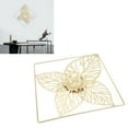thumbnail image 4 of Decoración de Pared de Oro, decoración de pared de metal moderna Única de hierro ampliamento utilizado para sala de estar, 4 of 7