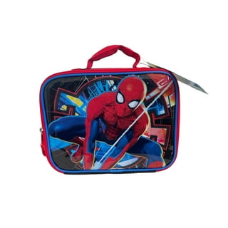 Spiderman Movie School Lunch Box Bag Thermos Insulated Snack Food Kids Gift  Toy