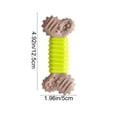 thumbnail image 3 of Juguete masticable para perros con TPR y polvo de madera para limpieza dental, material de caucho duradero, adecuado para perros pequeños a grandes, múltiples colores, 12.5-16 cm., 3 of 7