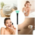 thumbnail image 5 of Unique Bargains 1 Pc Lightweight Large Flat Head Facial Mask Brush Green, 5 of 5
