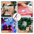 thumbnail image 2 of 1 rollo de cinta de regalo multifunción, paquete cortable, cinta para manualidades de Festival, 2 of 4