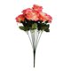 thumbnail image 1 of Ramo de novia de boda de flor de rosa artificial de 10 cabezas, ramo de flores de simulación de oficina en casa, rosa falsa, rosa roja tholdsy HA7036-06B, 1 of 5