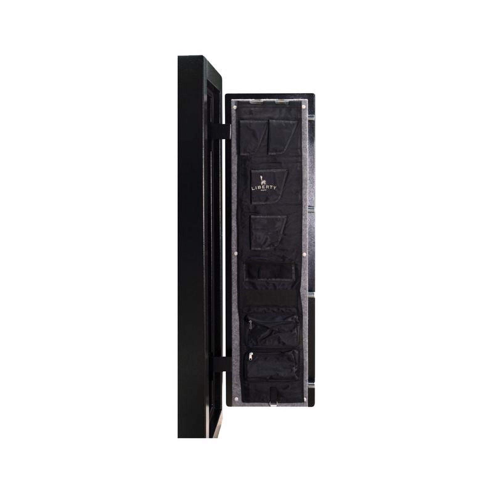 Liberty Safe Accessory Door Panel, Model 12, 10" x 49", Gun Safe Organizer with Holsters and Pockets