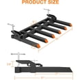 thumbnail image 4 of Clamp On Debris Forks to 58" Bucket,4000Lbs Heavy Duty Pallet Forks,Clamp On Pallet Forks with 6 Tines,for Tractor Accessories,Loader Bucket,Skid Steer, 4 of 6
