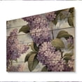 thumbnail image 2 of Designart "Purple grey Lilies Bloom Fragrant III" Floral Print on Natural Pine Wood, 2 of 5
