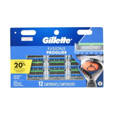 Gillette Fusion5 ProGlide Men's Razor Blades, 12 Blade