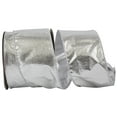thumbnail image 1 of Reliant Ribbon - 9580M-070-40J, Shimmer Commercial Heavy Wired Edge Ribbon, Silver, 2-1/2 Inch, 25 Yards, 1 of 1