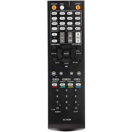 RC-803M Replacement Remote For Onkyo Audio Receivers - HT-S8409 HT-S7409 TX-NR609 Models