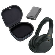 Sony WH-1000XM4 Wireless Noise Cancelling Over-Ear Headphone Bundle with gSport Hardshell Case and 20,000 mAh Powerbank (Black)