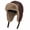 Brown, variant on Winter Hats Men Trapper Leather Russian Aviator Hat Waterproof Ushanka Hunting Skiing Cap Ear Flaps for Outdoor Travel Cold Weather Camping