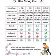 JOYSTAR Angel Girls Bike 14 Inch Kids Bike With Training Wheels for 3-5 Years Old Girls,Toddler Bicycle,Purple