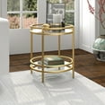 thumbnail image 5 of Evelyn&Zoe Robillard 20" Wide Round Side Table, Brass, 5 of 8