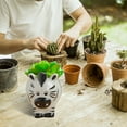 thumbnail image 3 of kkbbma under $5 1Pcs Ceramic Succulents Plant Pot, Ceramic Succulents Pot Cactus Planter,Creative Animal Shape Flower Pot,Small Bonsai Planting Pot Set,Mini Ceramic Plant Pot, 3 of 9