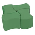 thumbnail image 1 of SoftZone® Butterfly Stool Set 4-Pack - Green, 1 of 2
