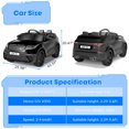 thumbnail image 3 of Emorefun 12V Ride On Car with Remote, Licensed Land Rover Electric Ride On Toy with MP3 Player, LED Headlights, Safety Belt, 3 of 8