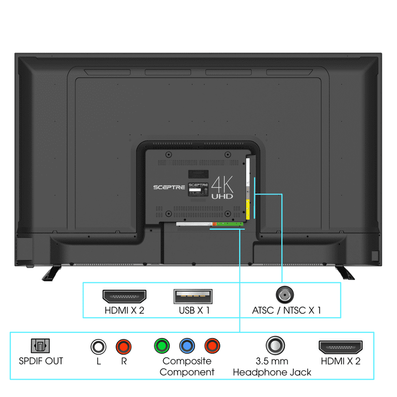 Sceptre 50" Class 4K UHD LED TV U515CV-U gallery view
