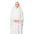 thumbnail image 1 of Khimar de oración para mujeres de Fdelink, listo para usar, bufanda larga debajo, 1 of 8
