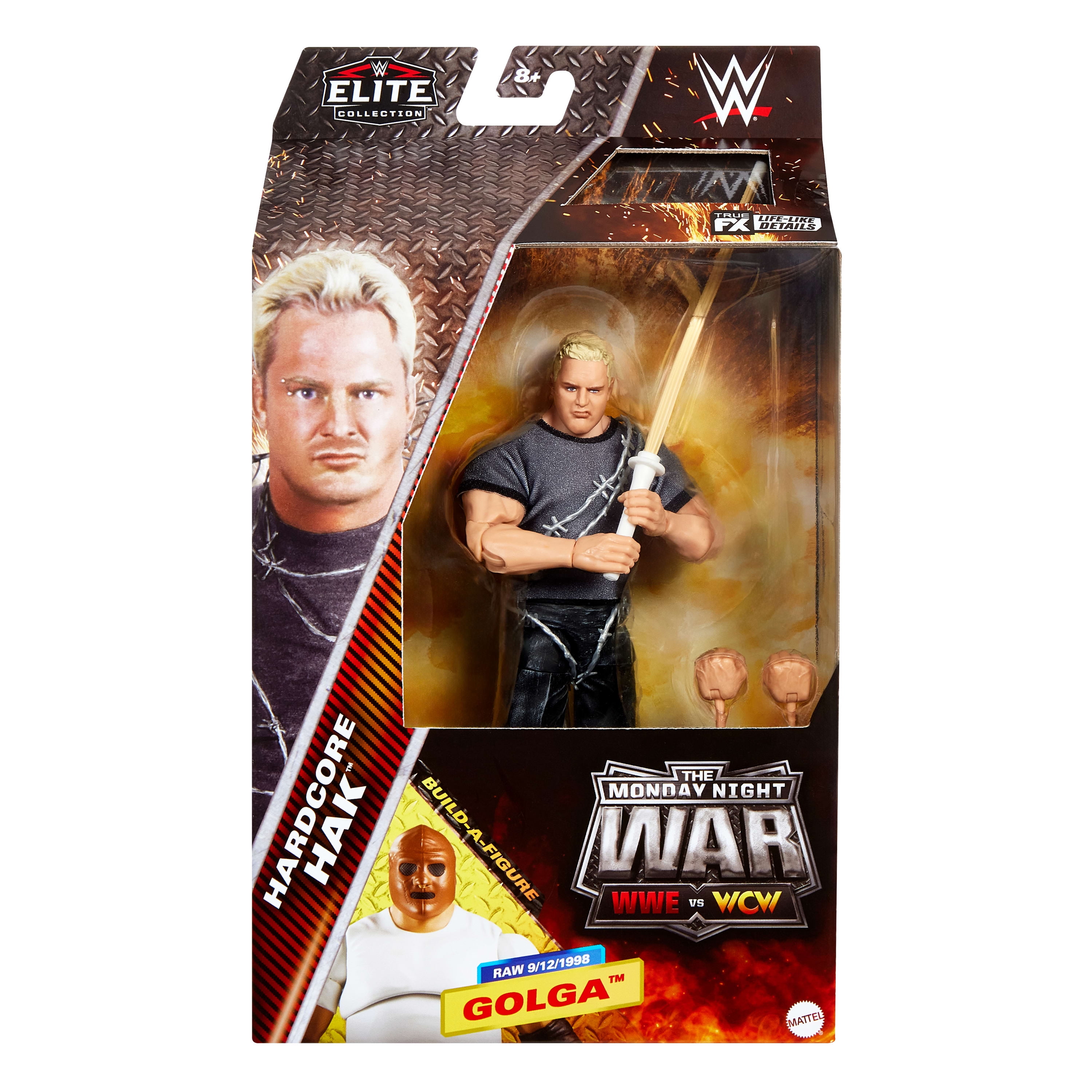 WWE Monday Night War Elite Collection Hardcore Hak Action Figure, Accessories & Build-a-Figure Parts - Walmart Exclusive