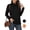 Black, variant on Asklazy Women's Turtleneck Sweater Long Sleeve Cozy Warm Casual Lightweight Soft Pullover Jumper Tops,US Size,Black,M