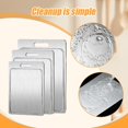 thumbnail image 2 of Titanium Cutting Boards for Kitchen, 2024 New Brushed Cutting Board Stainless Steel Cutting Board, Premium Double-Sided Chopping Boards for Dishwasher Meat Fruit & Vegetable (18 * 11.8in), 2 of 7