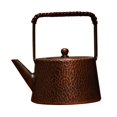 thumbnail image 3 of Lipstore Copper Teapot 400ml Wrapped Handle Portable Tea Maker Water Boiler Jug Hot Water B, 3 of 8