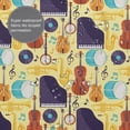 thumbnail image 6 of Zufioo Musical Instruments Pattern Shower Curtain 72x72in, Waterproof Curtain for Bathroom-Waterproof, Mildew-proof, Quick-drying,Home Bathroom Supplies-One Size, 6 of 9
