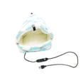 thumbnail image 2 of Hamaca cálida para hámster con alimentación USB, cómoda y acogedora cama colgante suave para animales pequeños, pájaros, erizos, ardillas, conejos. Azul XL, 2 of 10