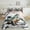 Grey Navy Turqoise Brown, variant on YST Cartoon Corgi Dog Bed in a Bag 7-Piece for Kids Boys Girls Japanese Style Bedding Set, Vintage Ukiyoe Queen Size Comforter Set Ocean Wave Bedding Comforter Sets, Cute Animal Pet Bed Set