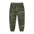 thumbnail image 1 of WEIYLL Pantalons Garçons Imprimés Mode avec Poches Vêtements Amples Vert Armée Automne Taille 2-3 Ans, 1 of 3