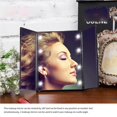thumbnail image 3 of LED Folding Makeup Mirror Desktop Luminous Tri-Fold LED Desktop LED Countertop Makeup Mirror LED With Light Mirror, 3 of 9