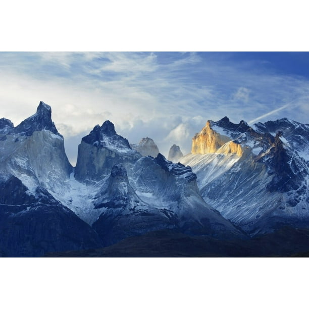 Chile Patagonia Torres Del Paine National Park Los Cuernos Sunset Poster Print By Jaynes Gallery Walmart Com Walmart Com