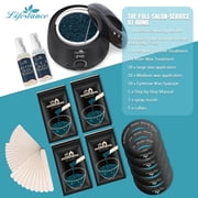 Lifestance Waxing Kit for Women & Men, Digital Wax Pot Warmer | Brazilian & Bikini Hair Removal Kit with 14.1oz Hard Wax Beads for Face, Leg, Eyebrow