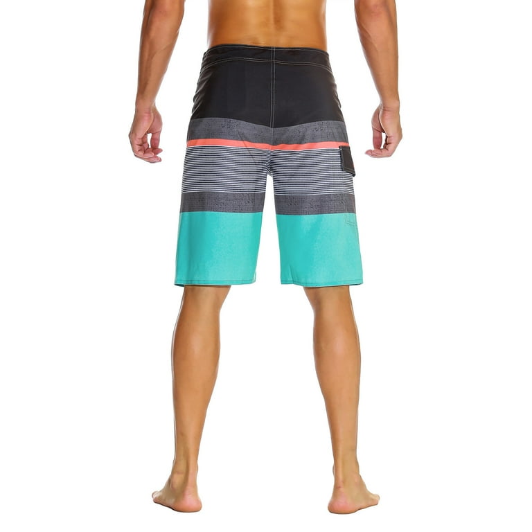 Nonwe Men s Sportwear Quick Dry Board Shorts with Lining Gray 34 Walmart
