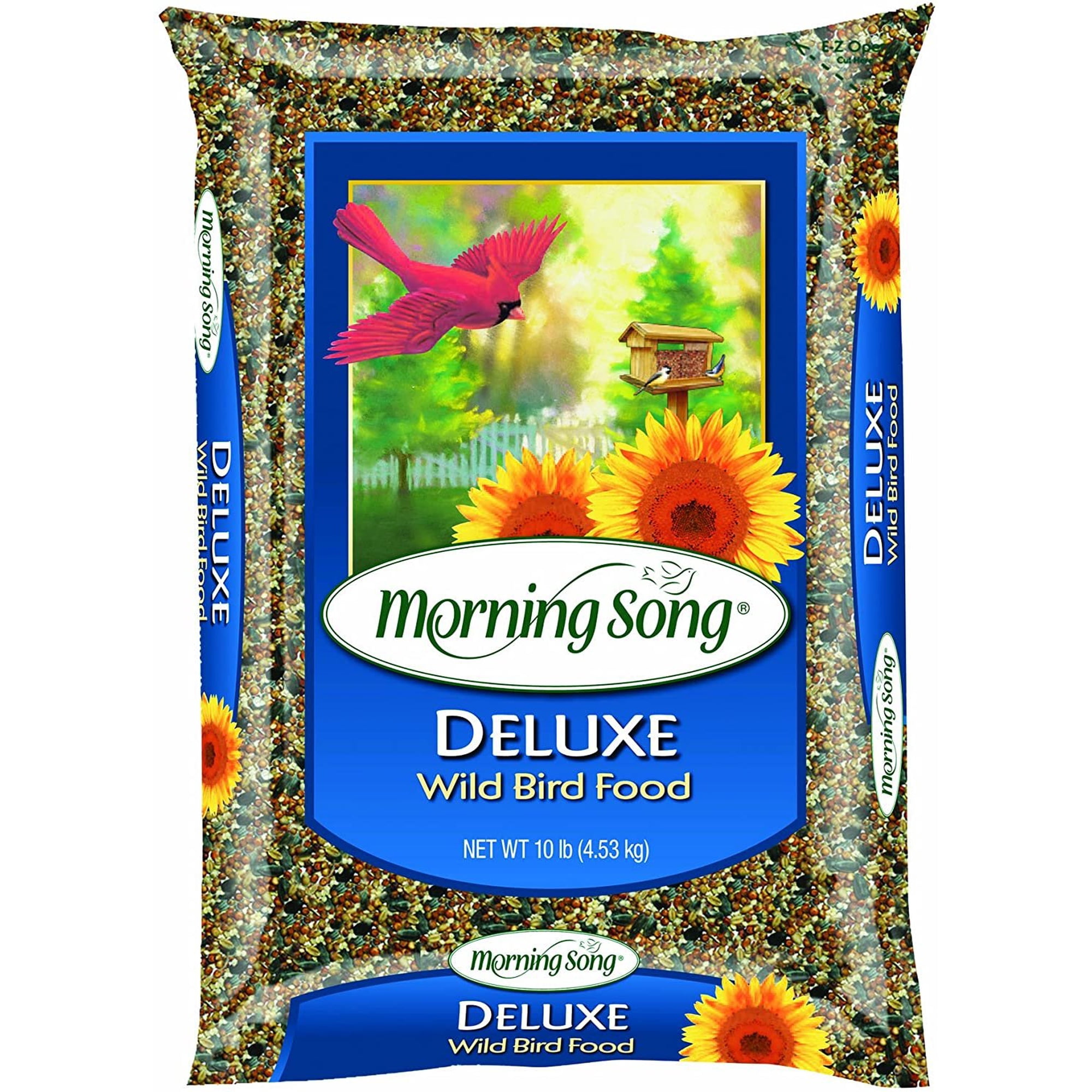 Morning Song Deluxe Wild Bird Food - Seeds for Wild Birds - 10-Pound Bag