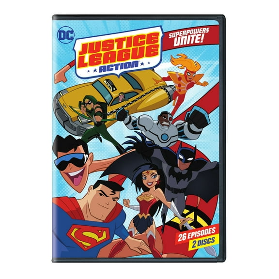 Justice League Action: Superpowers Unite Season 1 - Part 1 (DVD), Warner Home Video, Animation
