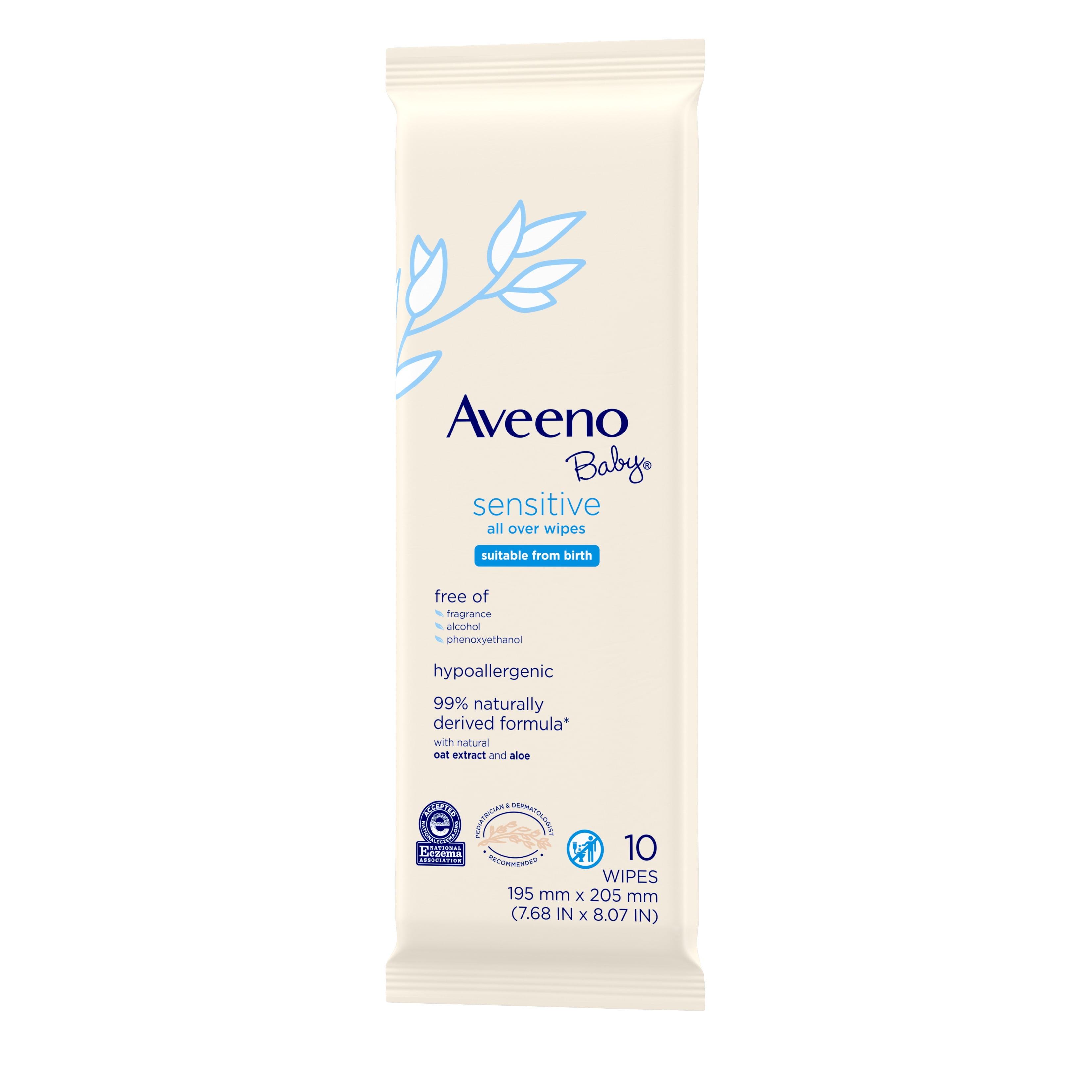 Aveeno sensitive baby wipes sales
