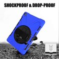 thumbnail image 4 of For Huawei Mediapad M5 10.8 Shockproof Colorful Silicone + Pc Protective Case With Holder & Hand Grip Strap, 4 of 4